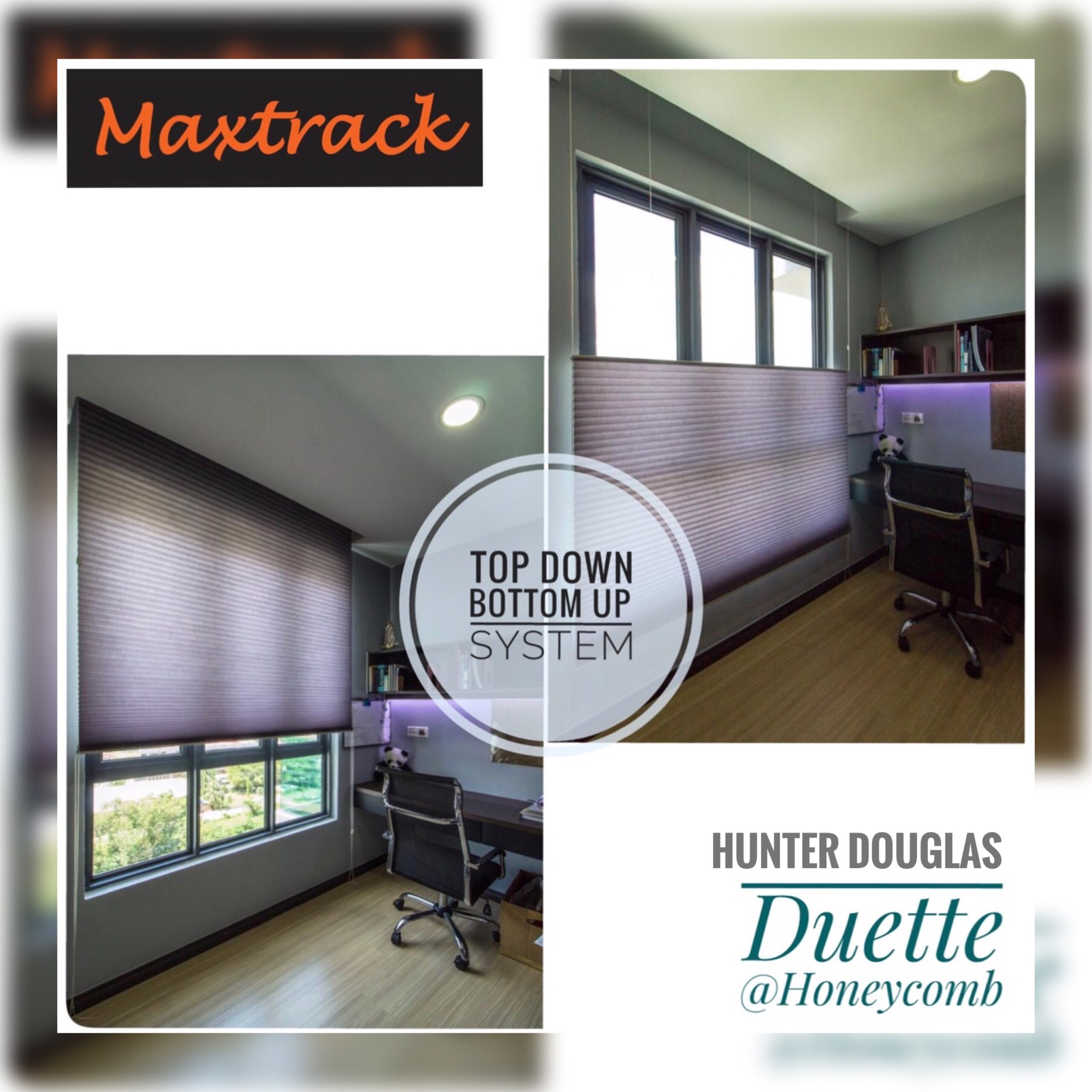 KK- Hunter Douglas Dutte top doen bottom up
